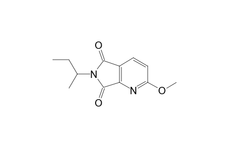 5H-Pyrrolo[3,4-b]pyridine-5,7(6H)-dione, 2-methoxy-6-(1-methylpropyl)-