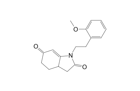 3,3a,4,5-Tetrahydro-1-[2-(2-methoxyphenyl)ethyl]-1H-indole-2,6-dione