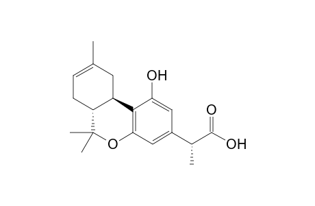 (2R)-2-[(6aR,10aR)-6a,7,10,10a-Tetrahydro-1-hydroxy-6,6,9-trimethyl-6H-dibenzo[b,d]pyran-3-yl]propanoic Acid
