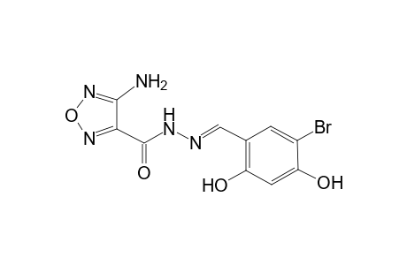 4-Amino-N'-[(5-bromo-2,4-dihydroxyphenyl)methylidene]-1,2,5-oxadiazole-3-carbohydrazide