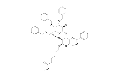 5-(METHOXYCARBONYL)-PENTYL-3,4,6-TRI-O-BENZYL-ALPHA-D-GALACTOPYRANOSYL-(1->3)-2-AZIDE-4,6-O-BENZYLIDENE-2-DEOXY-BETA-D-GALACTOPYRANOSIDE