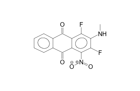 1-NITRO-3-METHYLAMINO-2,4-DIFLUOROANTHRAQUINONE