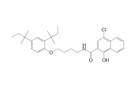 2-Naphthalenecarboxamide, N-[4-[2,4-bis(1,1-dimethylpropyl)phenoxy]butyl]-4-chloro-1-hydroxy-