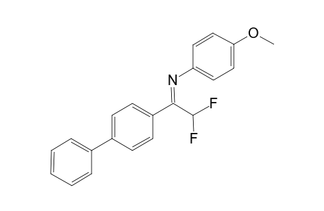 N-(1-(biphenyl-4-yl)-2,2-difluoroethylidene)-4-methoxyaniline