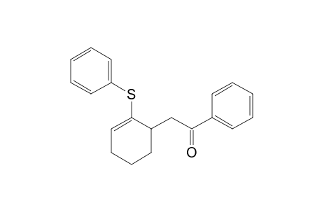 1-Phenyl-2-(2-phenylsulfanylcyclohex-2-en-1-yl)ethanone