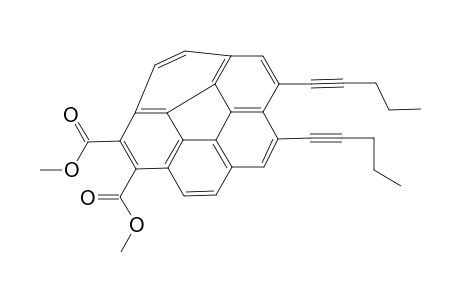 1,2-bis(Methoxycarbonyl)-6,7-bis(1'-pentynyl)-corrannulene