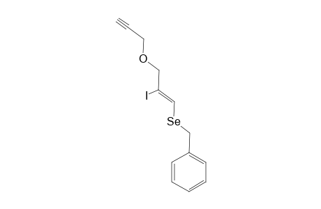(Z)-3-(Prop-2'-ynoxy)-2-iodopropenyl benzyl selenide