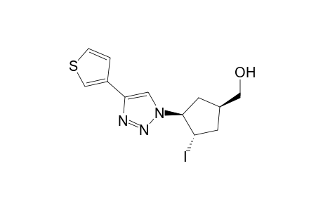 {t-3-Iodo-c-4-[4'-(3''-thienyl)-1'H-1',2',3'-triazol-1'-yl]-r-1-cyclopentyl}-methanol