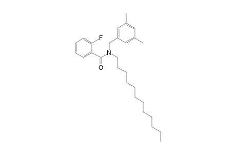 Benzamide, 2-fluoro-N-(3,5-dimethylbenzyl)-N-dodecyl-