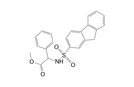 Benzeneacetic acid, .alpha.-[(9H-fluoren-2-ylsulfonyl)amino]-, methyl ester