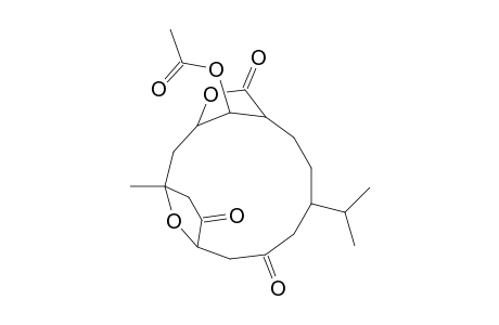 4,16-Dioxatricyclo[11.2.1.1(3,6)]heptadecane-5,11,14-trione, 17-(acetyloxy)-1-methyl-9-(1-methylethyl)-
