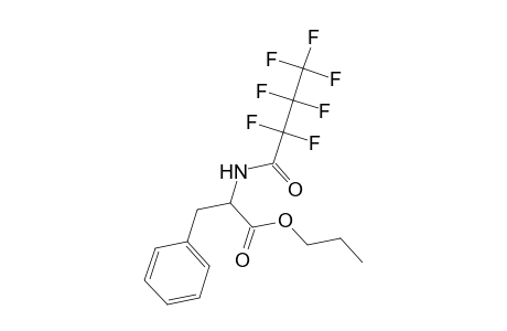 Propyl 2-[(2,2,3,3,4,4,4-heptafluorobutanoyl)amino]-3-phenylpropanoate