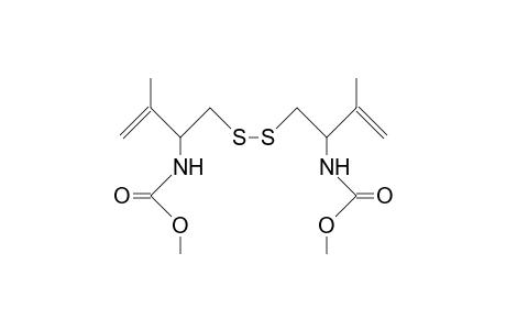 Bis(2-methoxycarbonylamino-3-methyl-but-3-enyl) disulfide