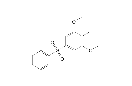 TOLUENE, 2,6-DIMETHOXY-4-/PHENYL- SULFONYL/-,