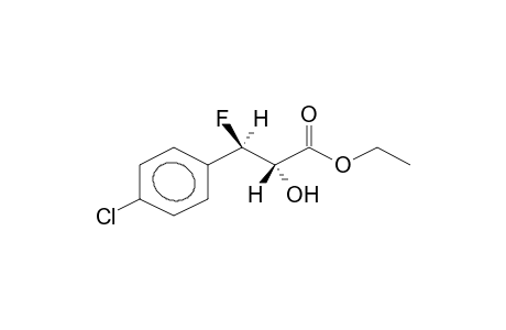 ERYTHRO-[ETHYL 2-HYDROXY-3-(4-CHLOROPHENYL)-3-FLUOROPROPANOATE]
