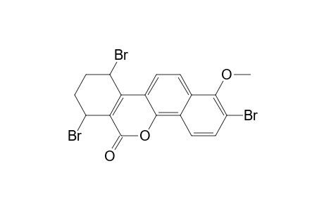 1-Methoxy-2,7,10-tribromo-7,8,9,10-tetrahydrobenzo[d]naphtho[1,2-b]pyran-6-one