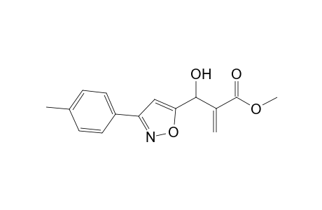 2-[hydroxy-[3-(4-methylphenyl)-5-isoxazolyl]methyl]-2-propenoic acid methyl ester