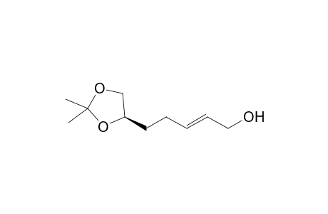 (E)-5-[(4R)-2,2-dimethyl-1,3-dioxolan-4-yl]-2-penten-1-ol