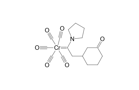 [pyrrolidino(3-oxocyclohexyl)methyl)ethylidene)]pentacarbonylchromium(0) complex