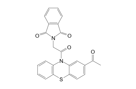 2-[2-(2-Acetyl-10H-phenothiazin-10-yl)-2-oxoethyl]-1Hisoindole-1,3(2H)-dione