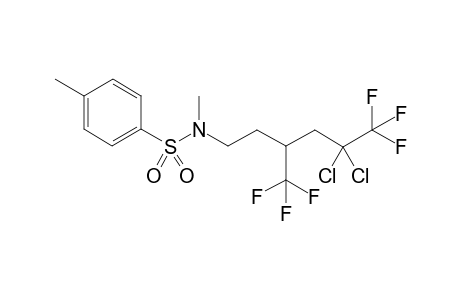 N-(5,5-Dichloro-6,6,6-trifluoro-3-(trifluoromethyl)hexyl)-N,4-dimethylbenzenesulfonamide