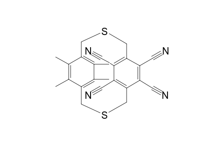 5,6,8,9-tetracyano-14,15,17,18-tetramethyl-2,11-dithia[3,3]paracyclophane