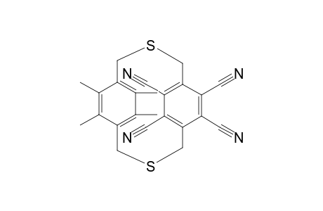 5,6,8,9-tetracyano-14,15,17,18-tetramethyl-2,11-dithia[3,3]paracyclophane