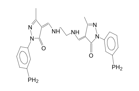 N,N'-bis[1-(3-chlorophenyl)-3-methyl-5-oxo-2-pyrazolin-4-ylidenemethyl]ethane-1,2-diamine