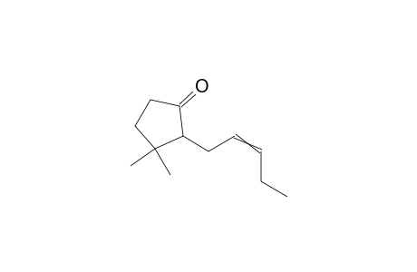 2-(2-Penten-1-yl)-3,3-dimethylcyclopentanone