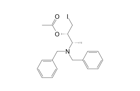 (2S,3S)-3-(N,N-Dibenzylamino)-1-iodobutan-2-yl acetate