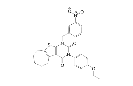 3-(4-ethoxyphenyl)-1-(3-nitrobenzyl)-1,5,6,7,8,9-hexahydro-2H-cyclohepta[4,5]thieno[2,3-d]pyrimidine-2,4(3H)-dione