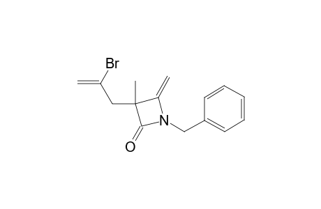 1-Benzyl-3-(2-bromoallyl)-3-methyl-4-methyleneazetidin-2-one