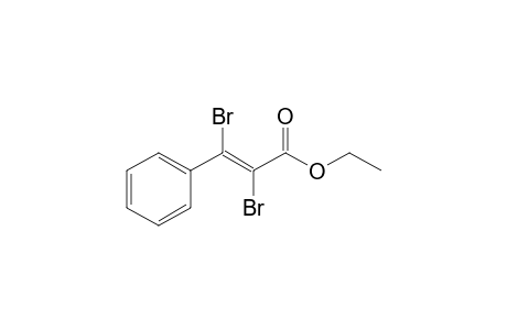 (E)-2,3-dibromo-3-phenyl-2-propenoic acid ethyl ester