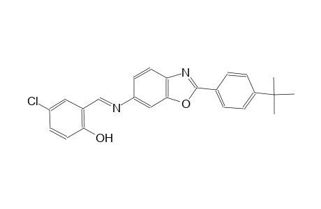 phenol, 4-chloro-2-[(E)-[[2-[4-(1,1-dimethylethyl)phenyl]-6-benzoxazolyl]imino]methyl]-