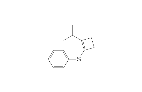 (2-isopropylcyclobuten-1-yl)sulfanylbenzene