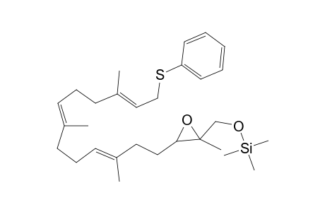 2,3-Epoxy-2-(trimethylsiloxymethyl)-6,10,14-trimethylhexadeca-6(E),10(E),14(E)-triene