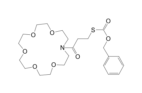 N-[S-(Benzyloxycarbonyl)-3-mercaptopropionyl]-aza-18-crown-6 - (ether)