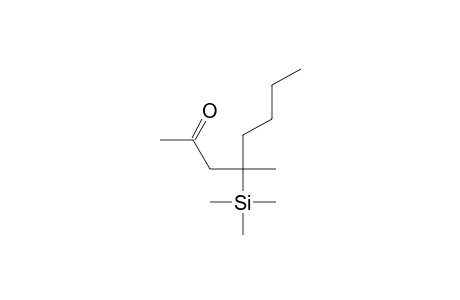 2-Octanone, 4-methyl-4-(trimethylsilyl)-