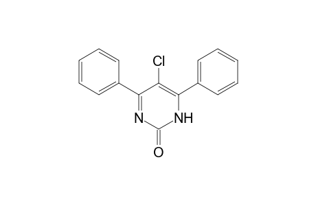 2(1H)-Pyrimidinone, 5-chloro-4,6-diphenyl-