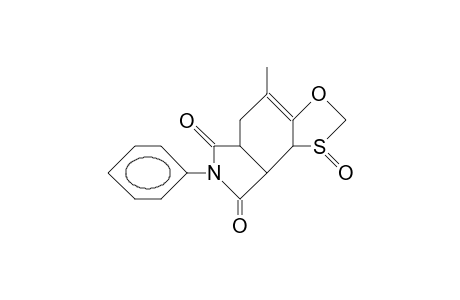 2-Methyl-6-phenyl-5,7,10-trioxo-6-aza-12-oxa-10-thia-tricyclo(7.3.0.0/4,8/)dodec-1-ene