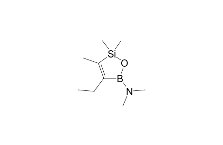 1,2,5-Oxasilaborol, 4-ethyl-2,5-dihydro-5-(dimethylamino)-2,2,3-trimethyl-