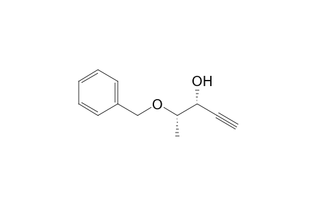 (3R,4S)-4-Benzyloxy-1-pentyn-3-ol