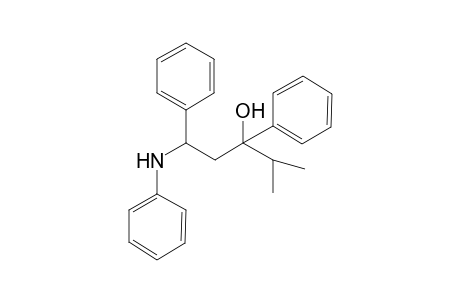1-Anilino-1,3-diphenyl-4-methylpentan-3-ol