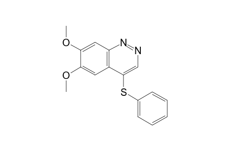 6,7-DIMETHOXY-4-(PHENYLTHIO)CINNOLINE