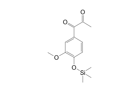 1-(3-Methoxy-4-trimethylsilyloxy-phenyl)propane-1,2-dione