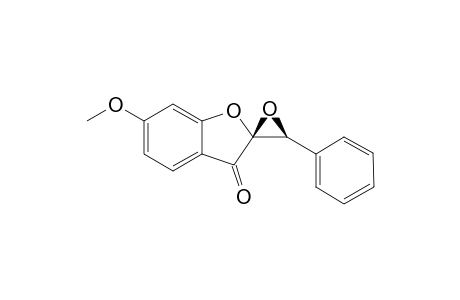 (Z)-2-Phenyl-6-methoxybenzo[b]furan-3(2H)-one epoxide