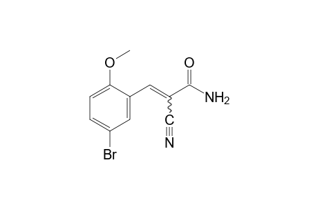 5-bromo-alpha-cyano-2-methoxycinnamamide