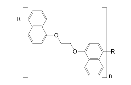 Poly(dinaphthylene dimethylene ether)