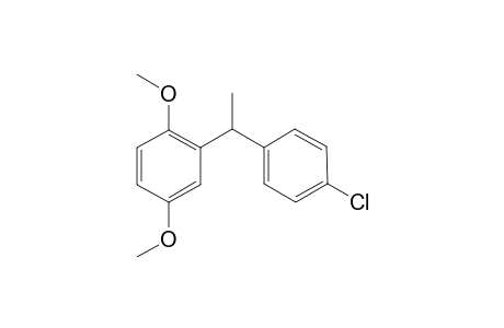 1-(2,5-Dimethoxyphenyl)-1-(4-chlorpphenyl)ethane