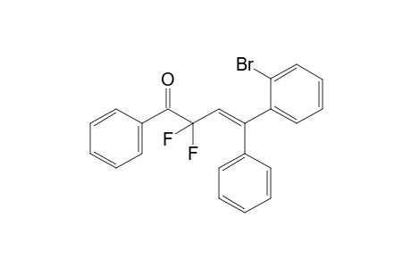 (E)-4-(2-bromophenyl)-2,2-difluoro-1,4-diphenylbut-3-en-1-one